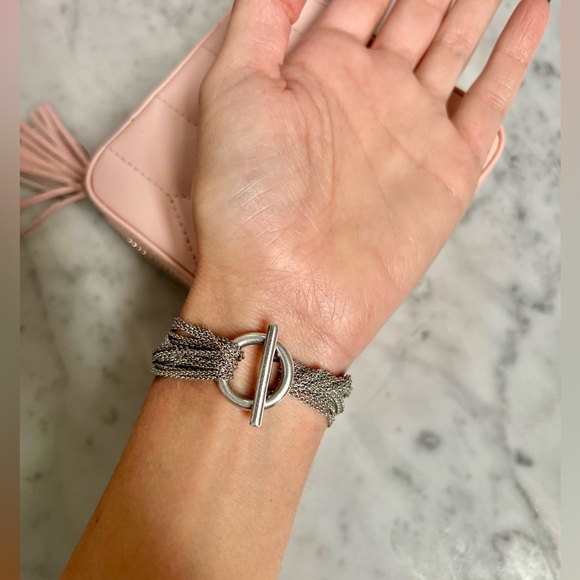 Tiffany & Co. Elisa Peretti
Sterling Silver Multi-Chain Heart Bracelet - Picture 5 of 9